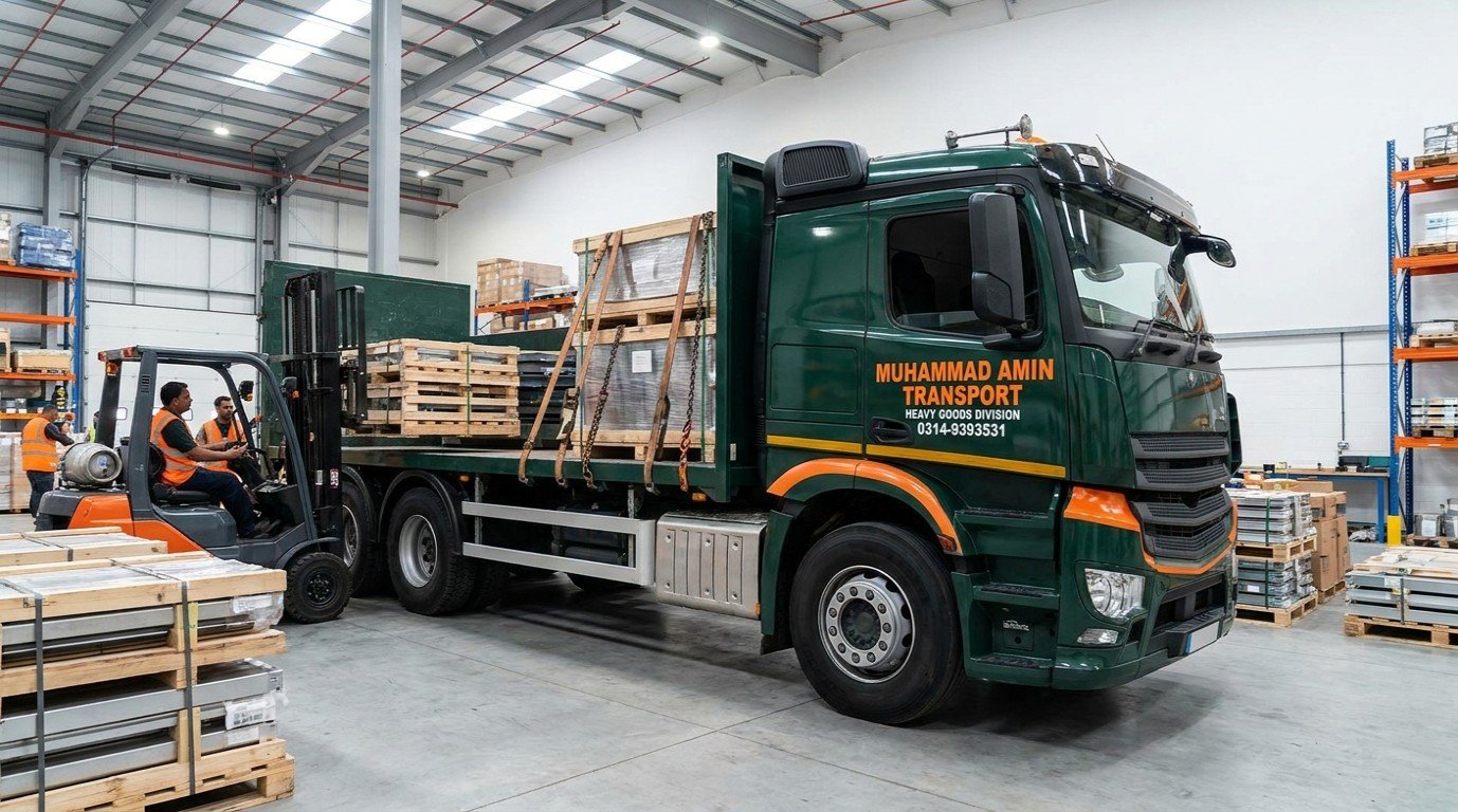 Heavy Goods Cargo Truck Loading